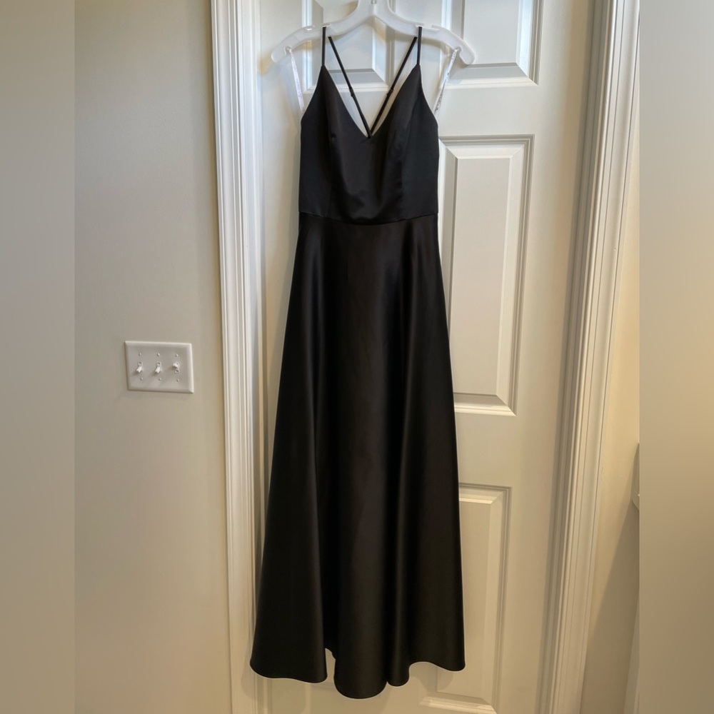David’s Bridal Bridesmaid Dress in Black